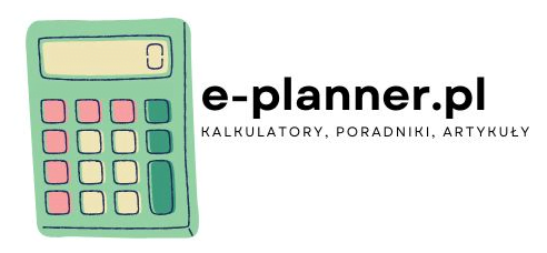 [kalkulatory i artykuły] - e-planner